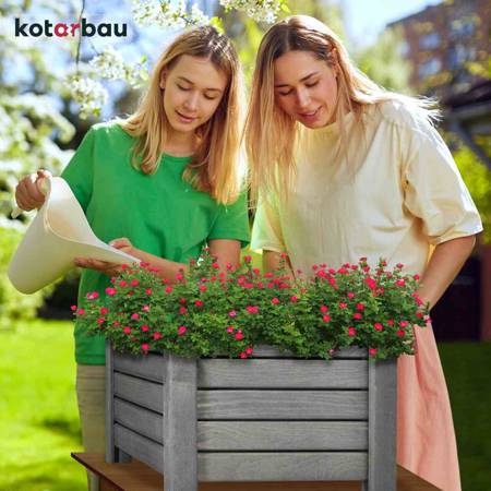 drevený kvetináč záhradný box 38 cm